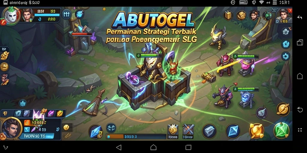 Tampilan gameplay SLG yang mendebarkan dalam ABUTOGEL.