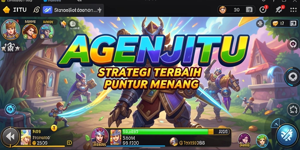Tampilan gameplay AGENJITU yang memikat dan penuh strategi.