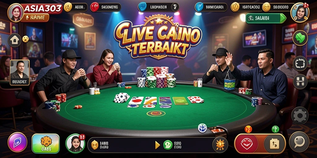 Gameplay seru dengan dealer langsung di ASIA303.