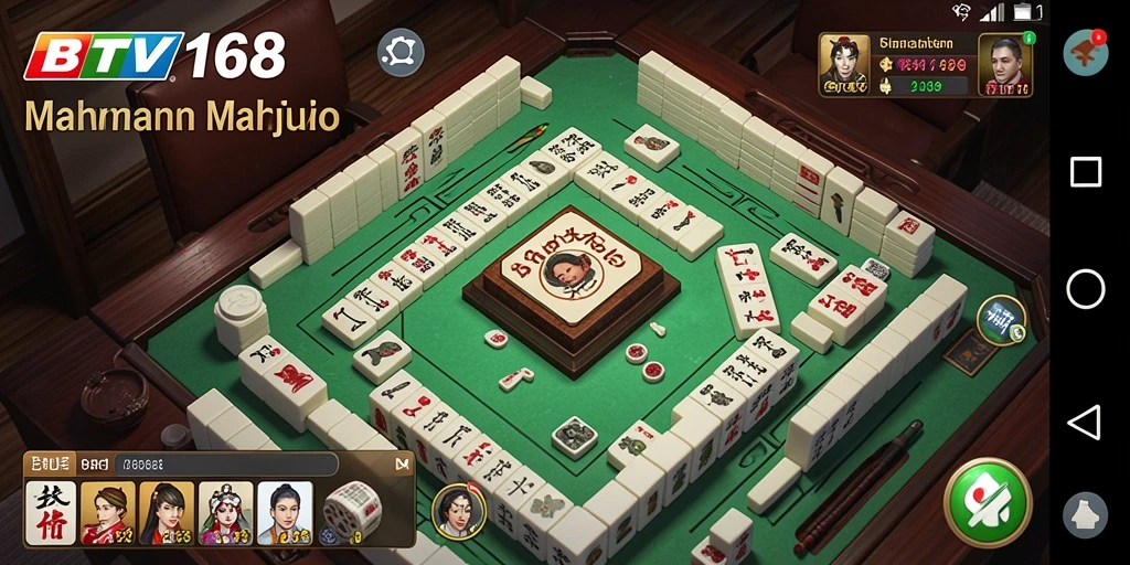 Tampilan menarik dari gameplay Mahjong di BTV168.