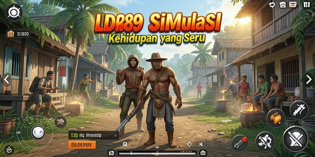 Tampilan gameplay IDR89 dengan berbagai aktivitas simulasi yang menarik.