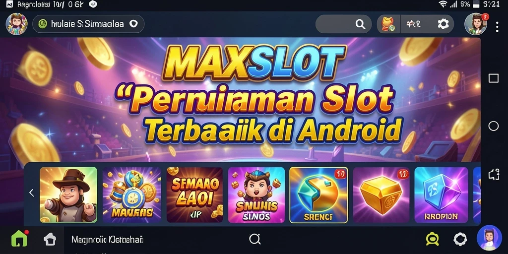 Tampilan gameplay <strong>MAXSLOT</strong> yang menakjubkan dengan tema slot yang beragam.