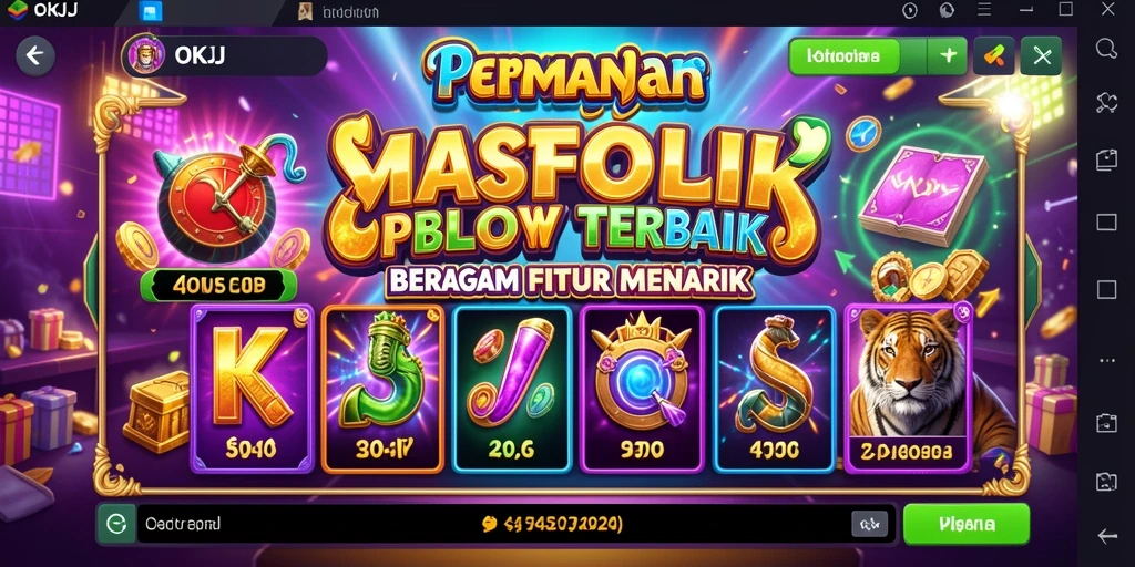 Tampilan gameplay Slot yang penuh warna dan menarik.