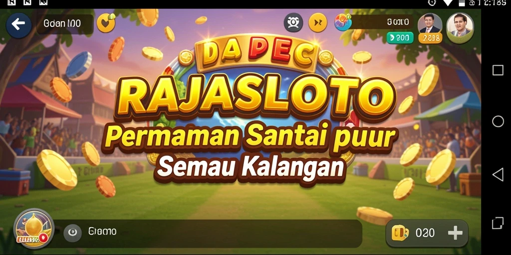 Tangkapan layar gameplay RAJASLOTO yang menampilkan keseruan bermain.