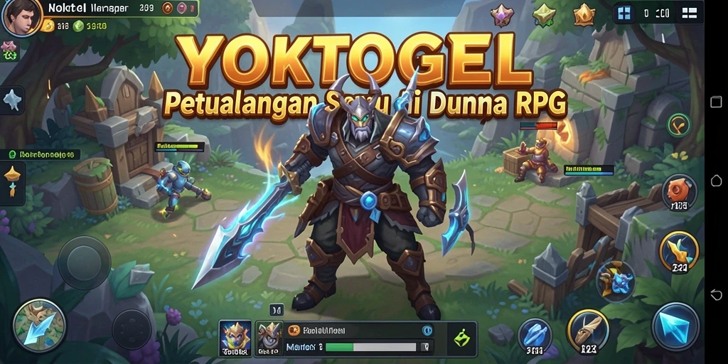 Tangkapan layar YOKTOGEL yang menunjukkan pertarungan epik di dunia RPG.